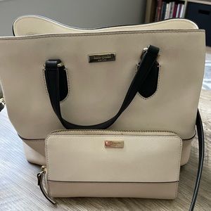 Kate Spade handbag with matching wallet